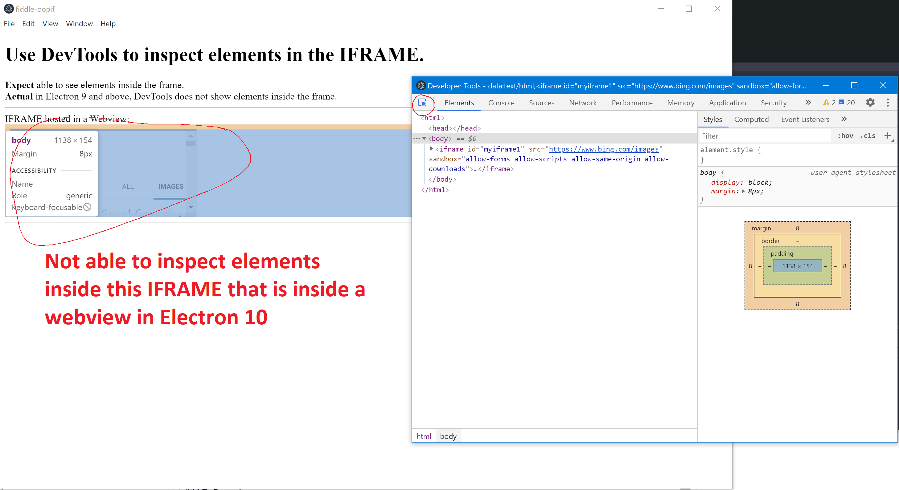 Not able to access contents of an IFRAME in OOPIFs · Issue #27503 ...