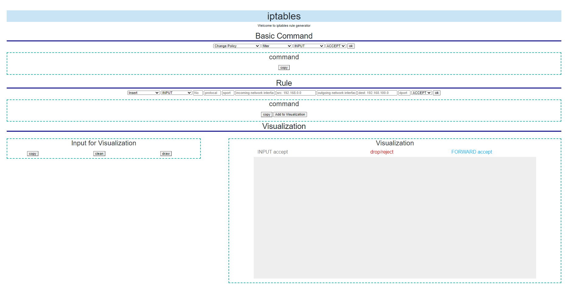 GitHub NCNU OpenSource 1092LSA2 iptabes Iptables Rule Generator