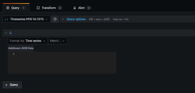 DataSource does not remember metrics and additional JSON Data · Issue ...