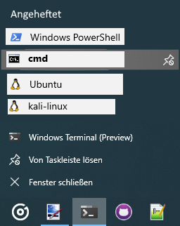 taskbar