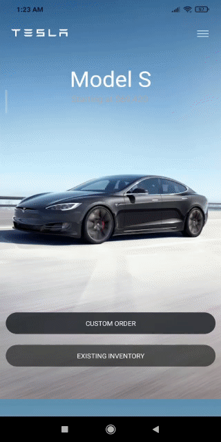 GitHub - theyashgupta/TeslaClone-ReactNative: Tesla website clone using ...