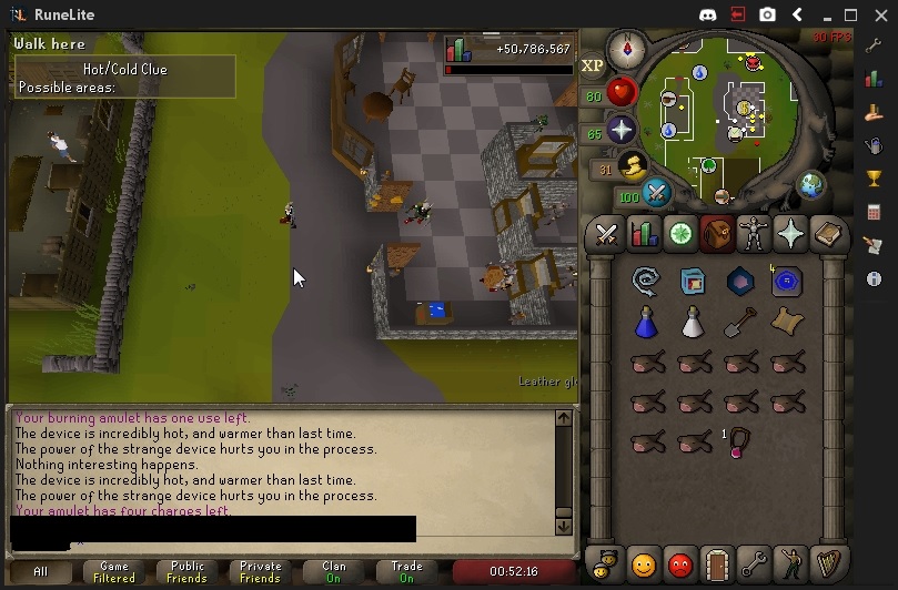 Hot/Cold clue location southeast of chaos temple not working · Issue