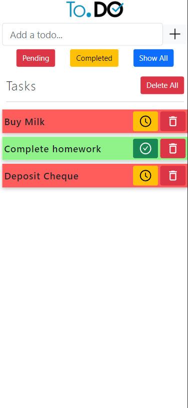 GitHub - ashutosh2803/todo-app: TODO List - allows users to manage ...