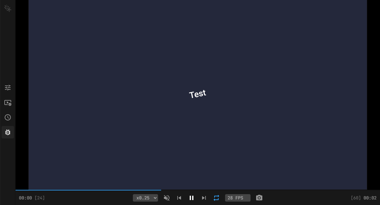 Playback speed is reset after saving with erroneous/faulty code and