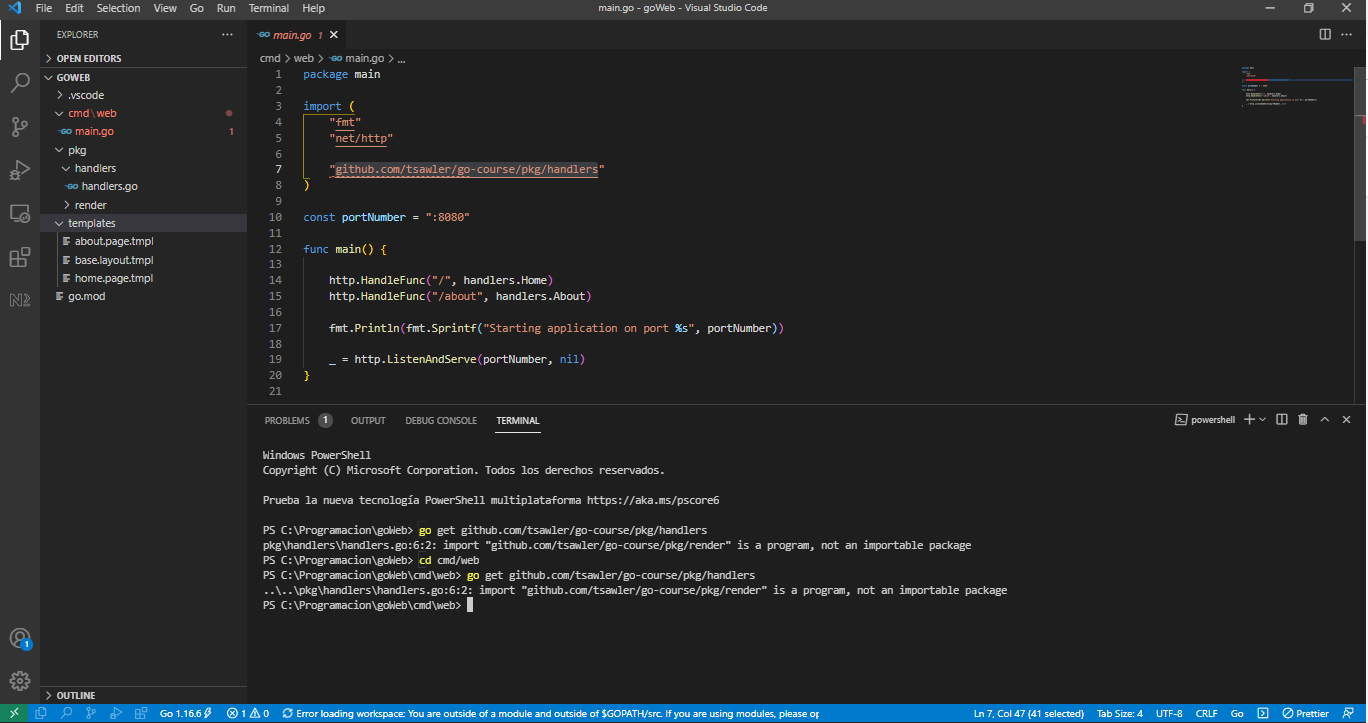 is a program, not an importable package · Issue #47313 · golang/go · GitHub
