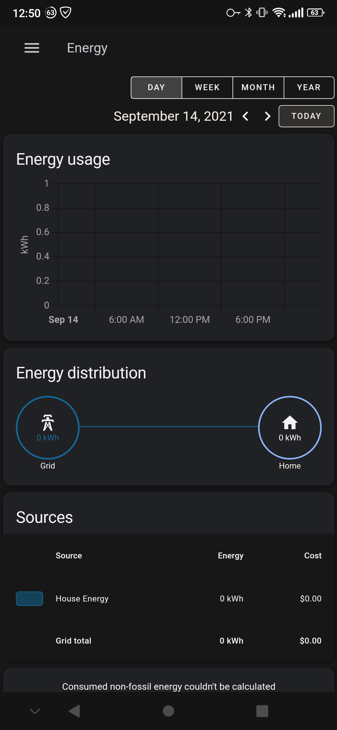 Energy dashboard not showing anything even though I have a sensor set ...