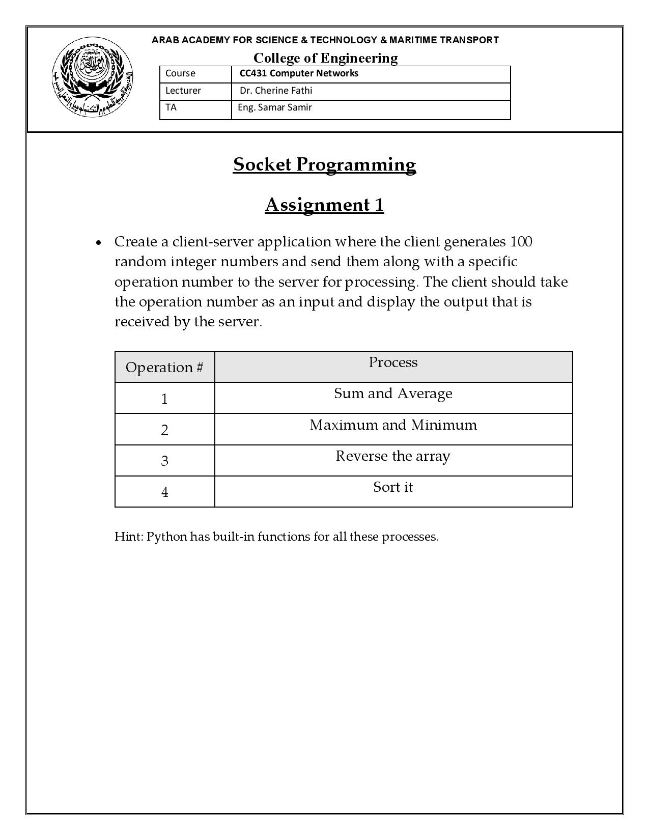 GitHub ShaimaaHossam/TCPClientServerConnection