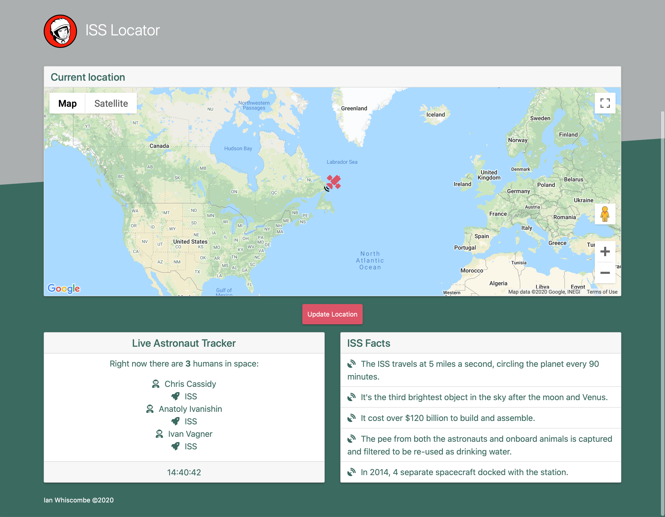 GitHub - ianwhiscombe/iss-locator: App that shows the current location ...
