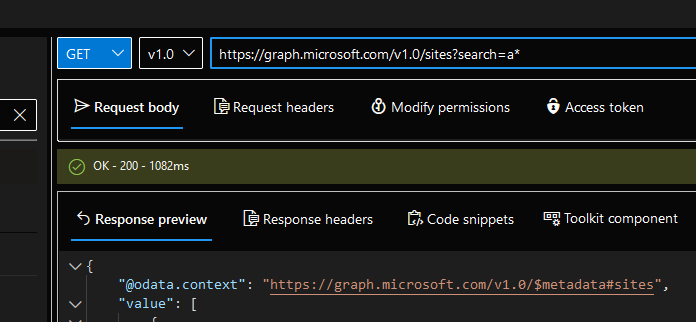 Client bug]: Cannot search for a Site with a number or
