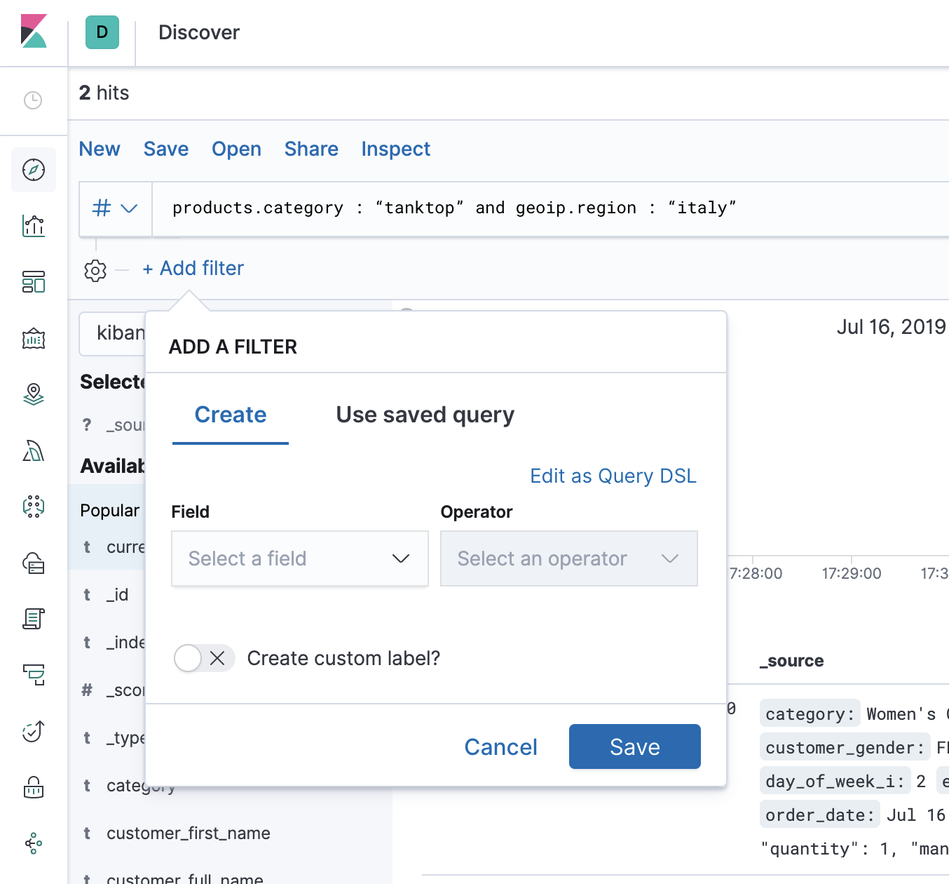 [Filters] Add saved query filter type to the filter bar · Issue 41148