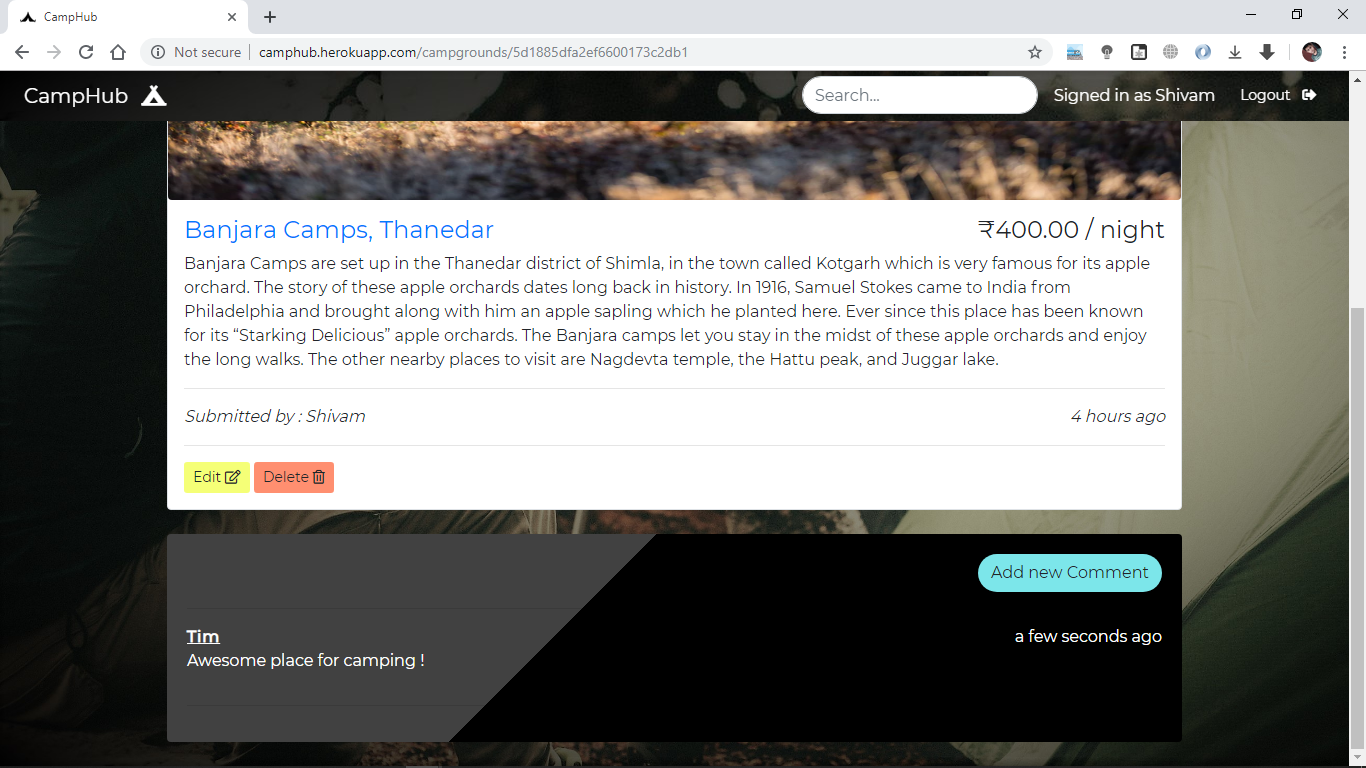 GitHub - i-l-l-u-s-i-o-n/CampHub: A place to search, post, review the ...