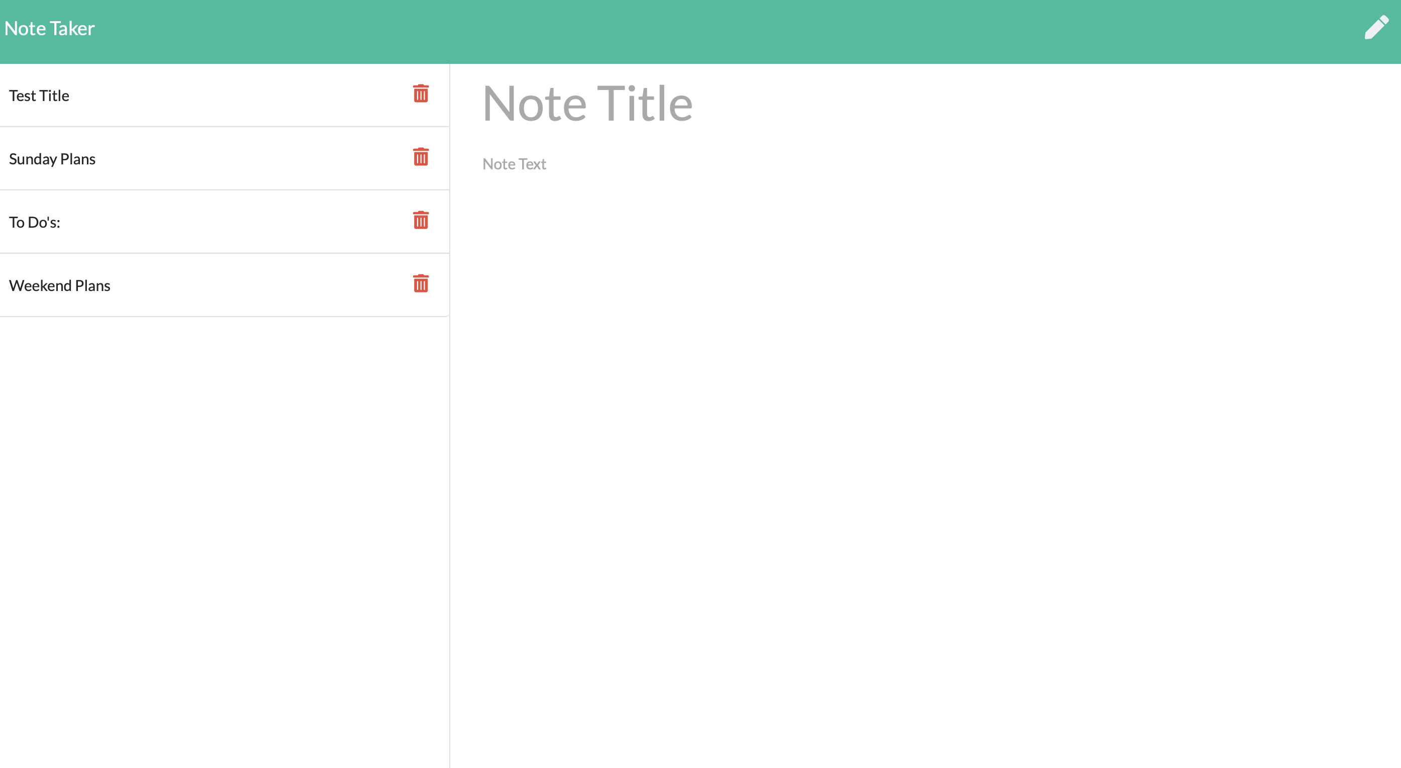 GitHub - symlara/Note-Taker: challenge 11 of BootCamp