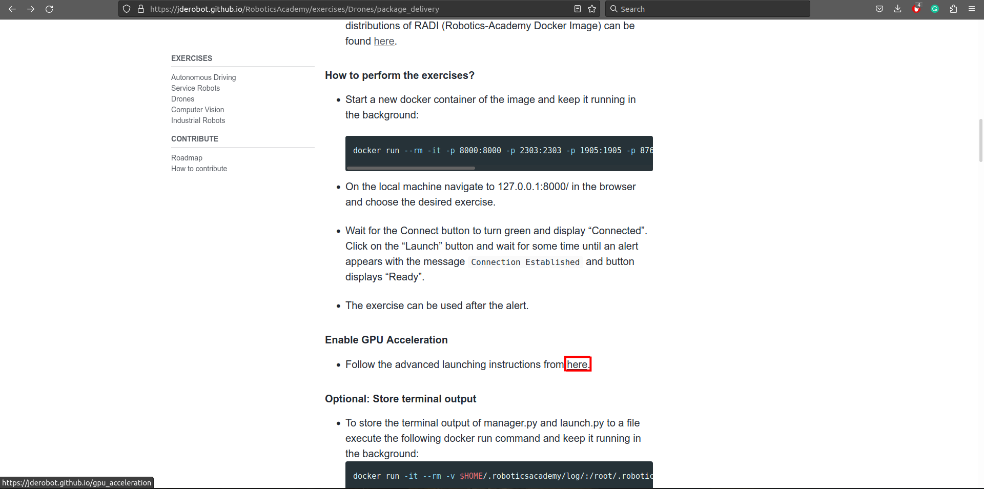 Instructions to launch exercise with GPU is missing · Issue #1986 ...