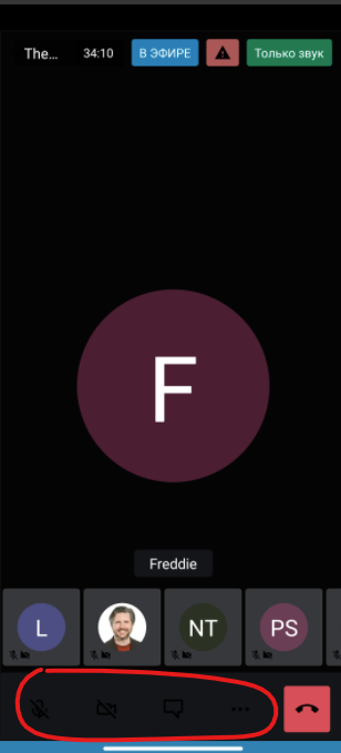 [Mobile] All buttons except `End call` are invisible in Jitsi Meet app ...