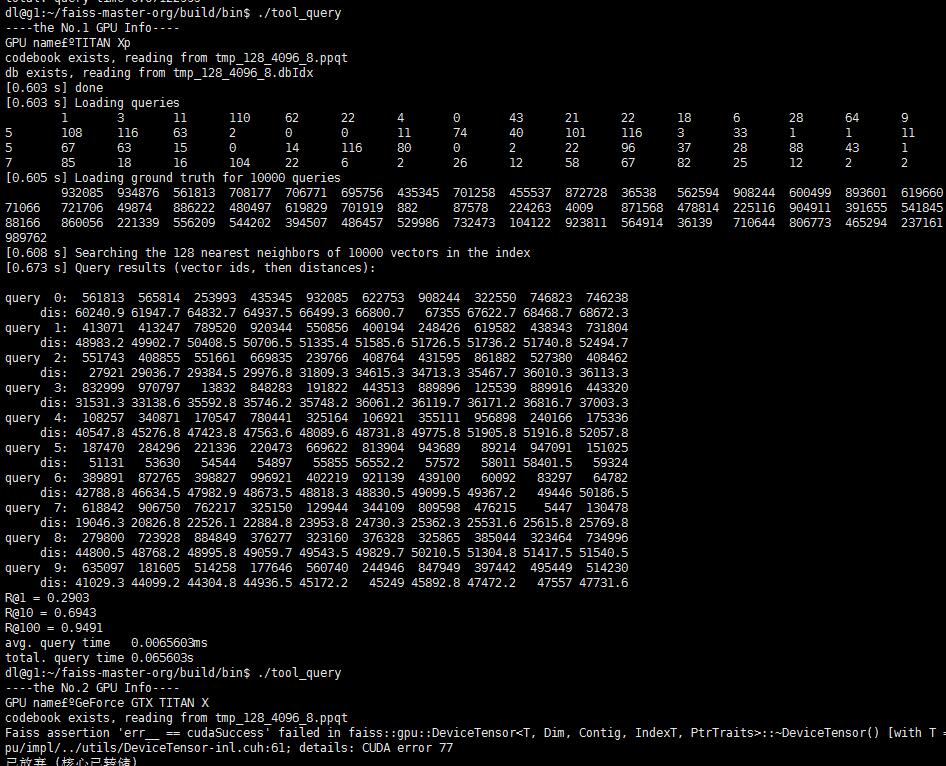 problems on two GPUs · Issue #608 · facebookresearch/faiss · GitHub
