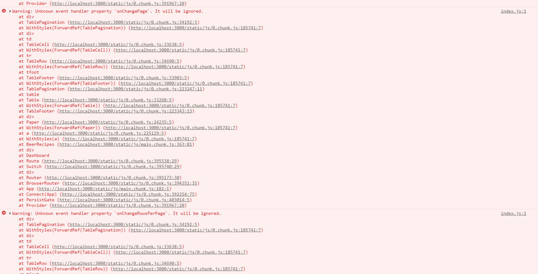 Pagination is not working · Issue #1621 · gregnb/mui-datatables · GitHub