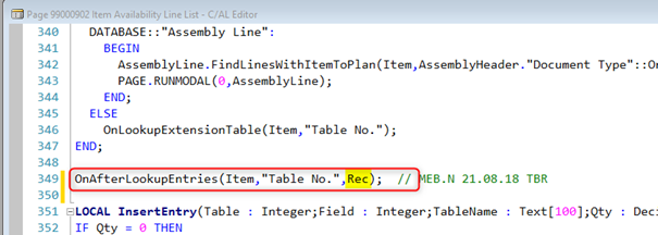 [Event Request] Page 99000902, 1 Event modification · Issue #3632 ...