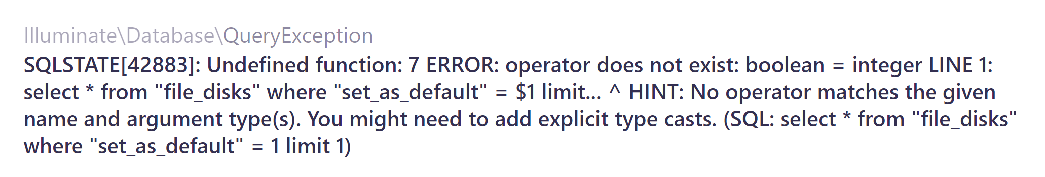 SQL Error · Issue #463 · crater-invoice-inc/crater · GitHub