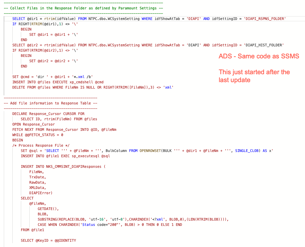 Format Error with '\' in SQL code · Issue #10189 · microsoft ...