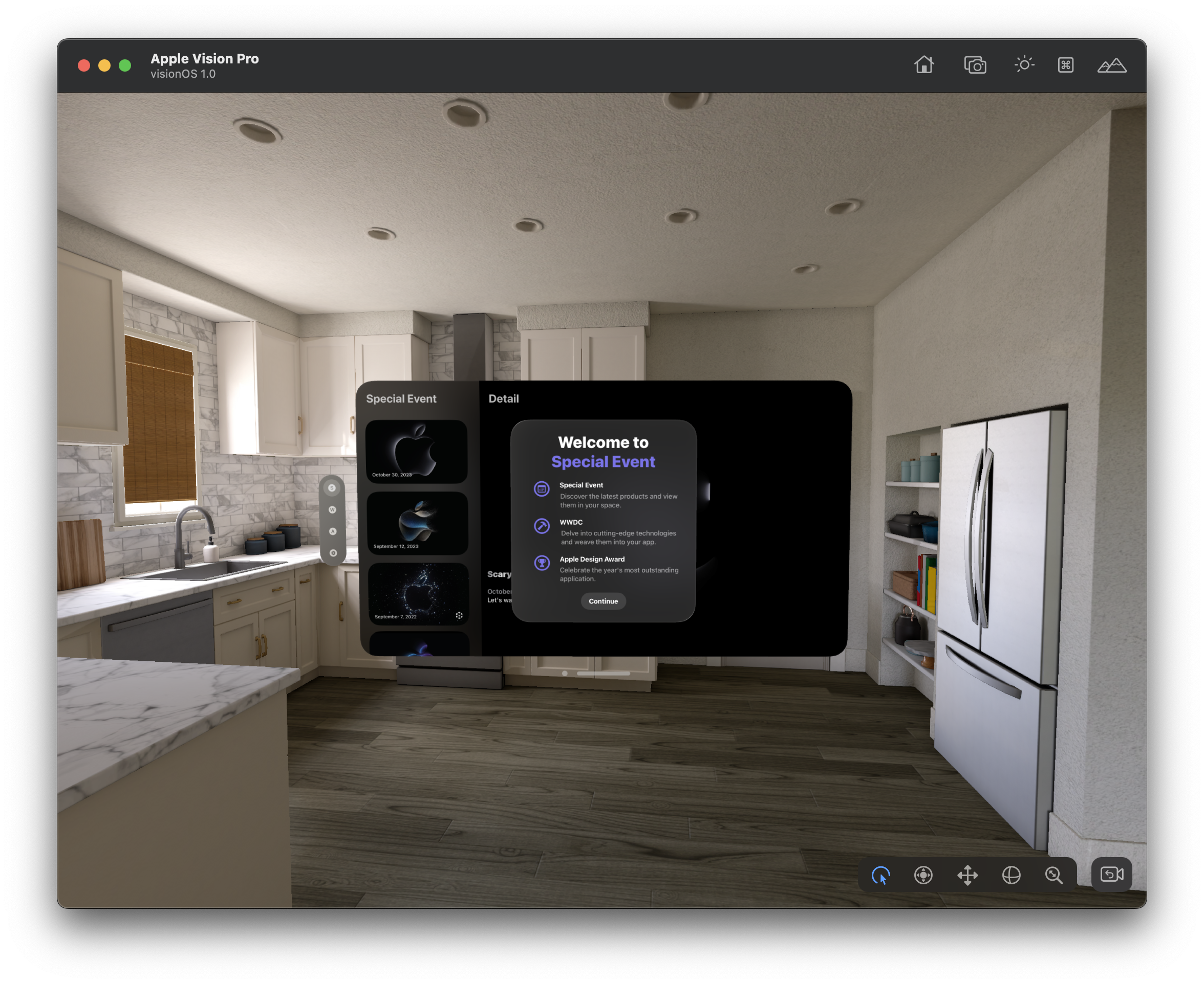 GitHub - ZibYang/Special-Event: A visionOS demo app