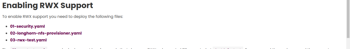 Cant able to use RWX · Issue #2132 · longhorn/longhorn · GitHub