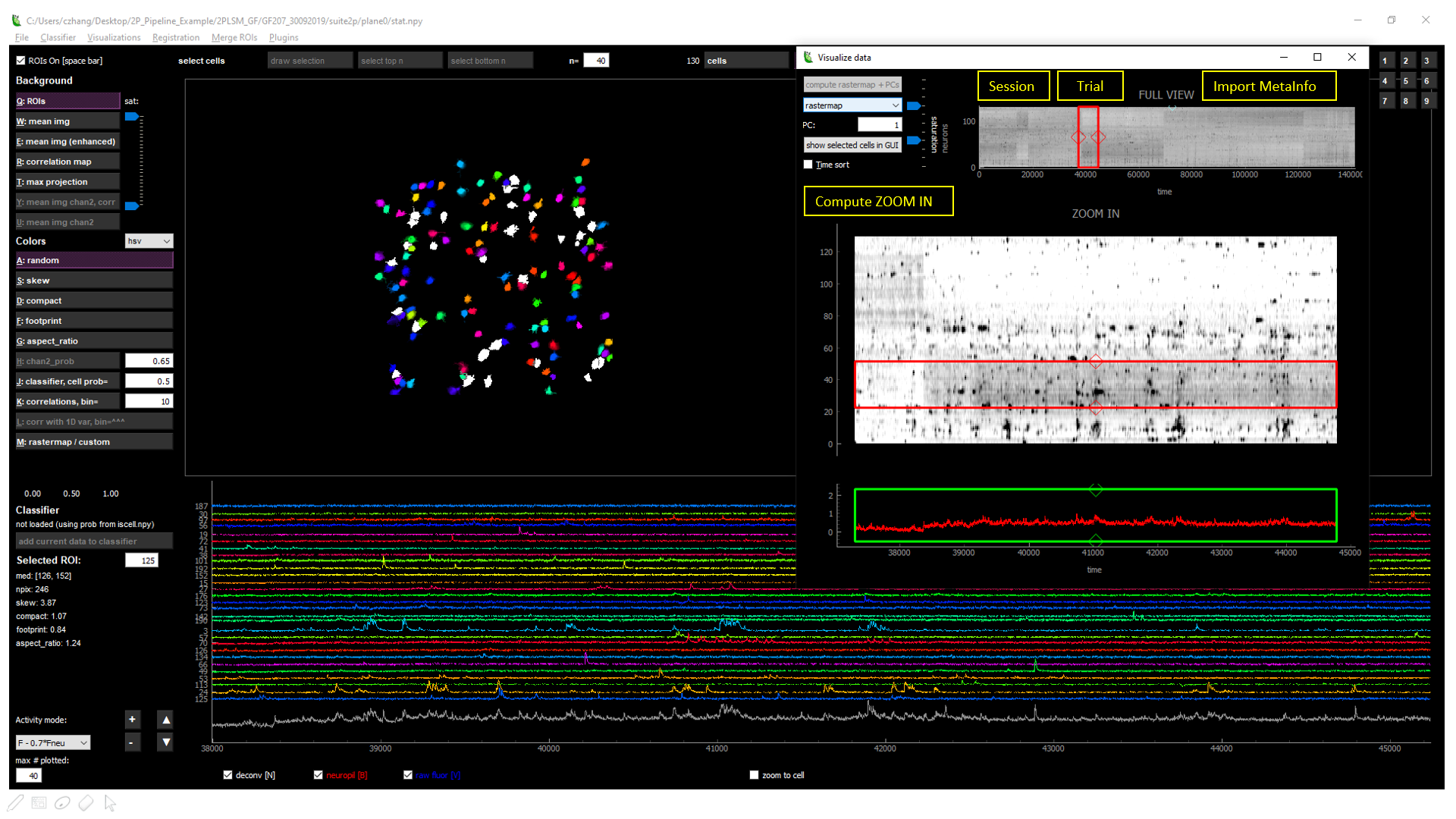 feature request for visualizing multiday recordings in a trial based ...