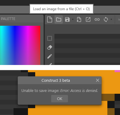 Unable to Save or Open in Animation Editor, Access Denied · Issue #3282 ...