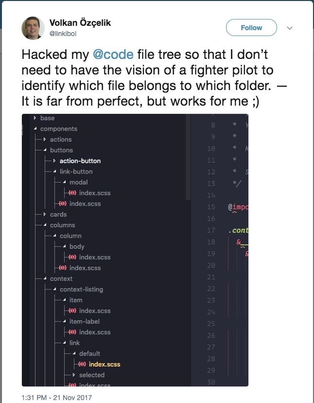 Feature Request: Add Guide lines to indicate folder structure · Issue ...