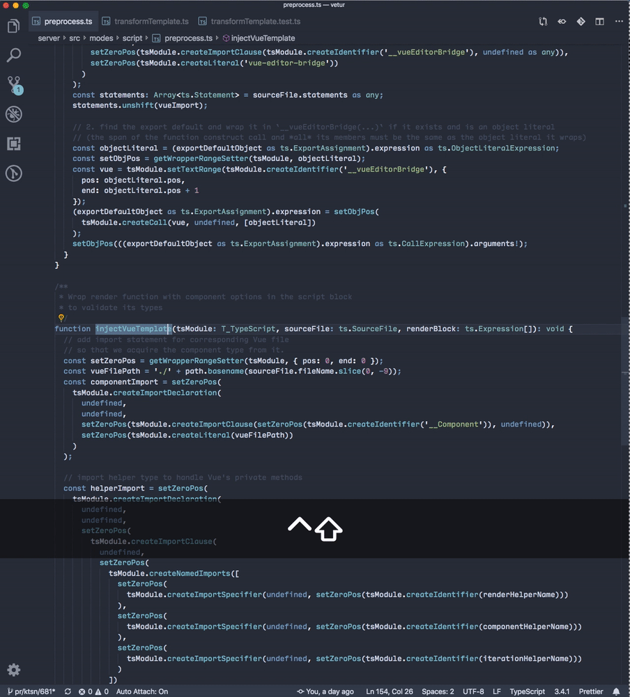 GitHub PR extension make reference window focus in the inner editor ...