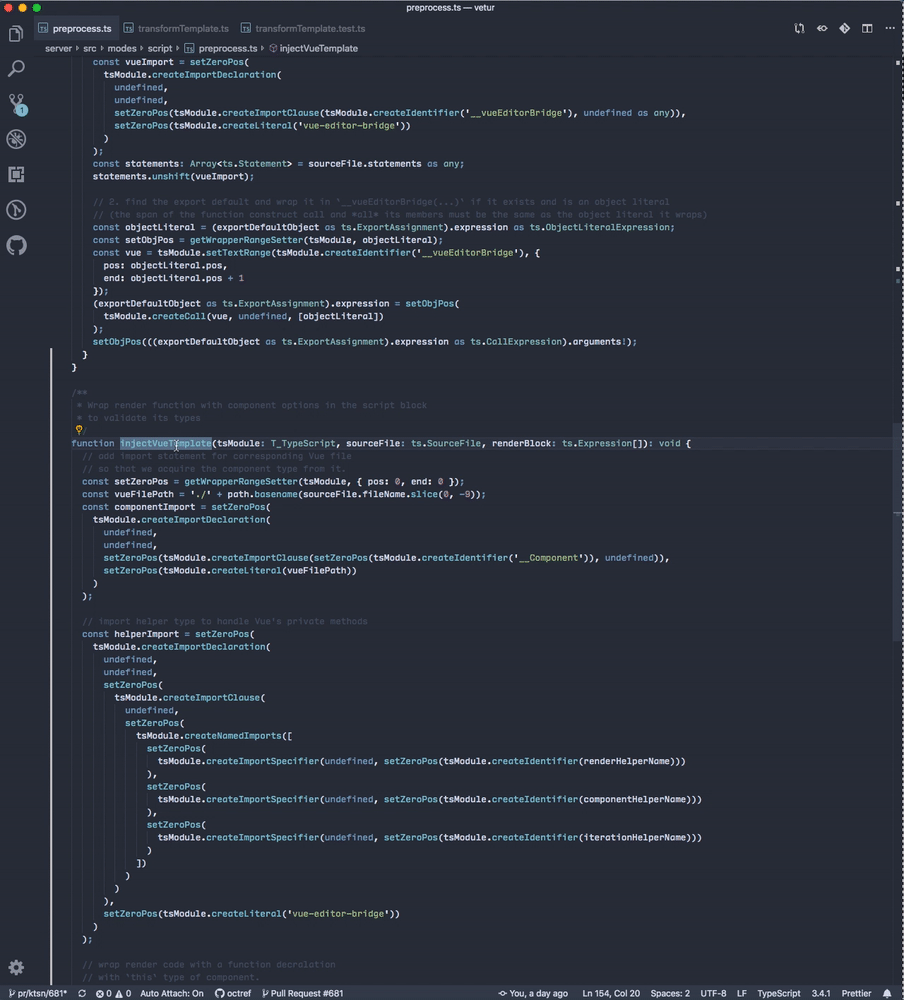GitHub PR extension make reference window focus in the inner editor ...