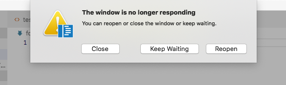 Window no longer responding when developing VS Code · Issue #79054 ...