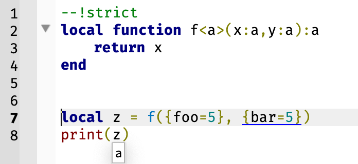 Autocomplete does not work inside of table arg for generic function ...