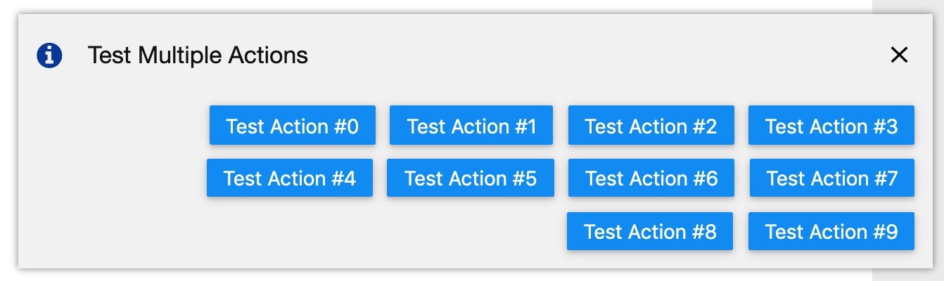 Improve rendering of messages with many actions · Issue #955 · eclipse ...