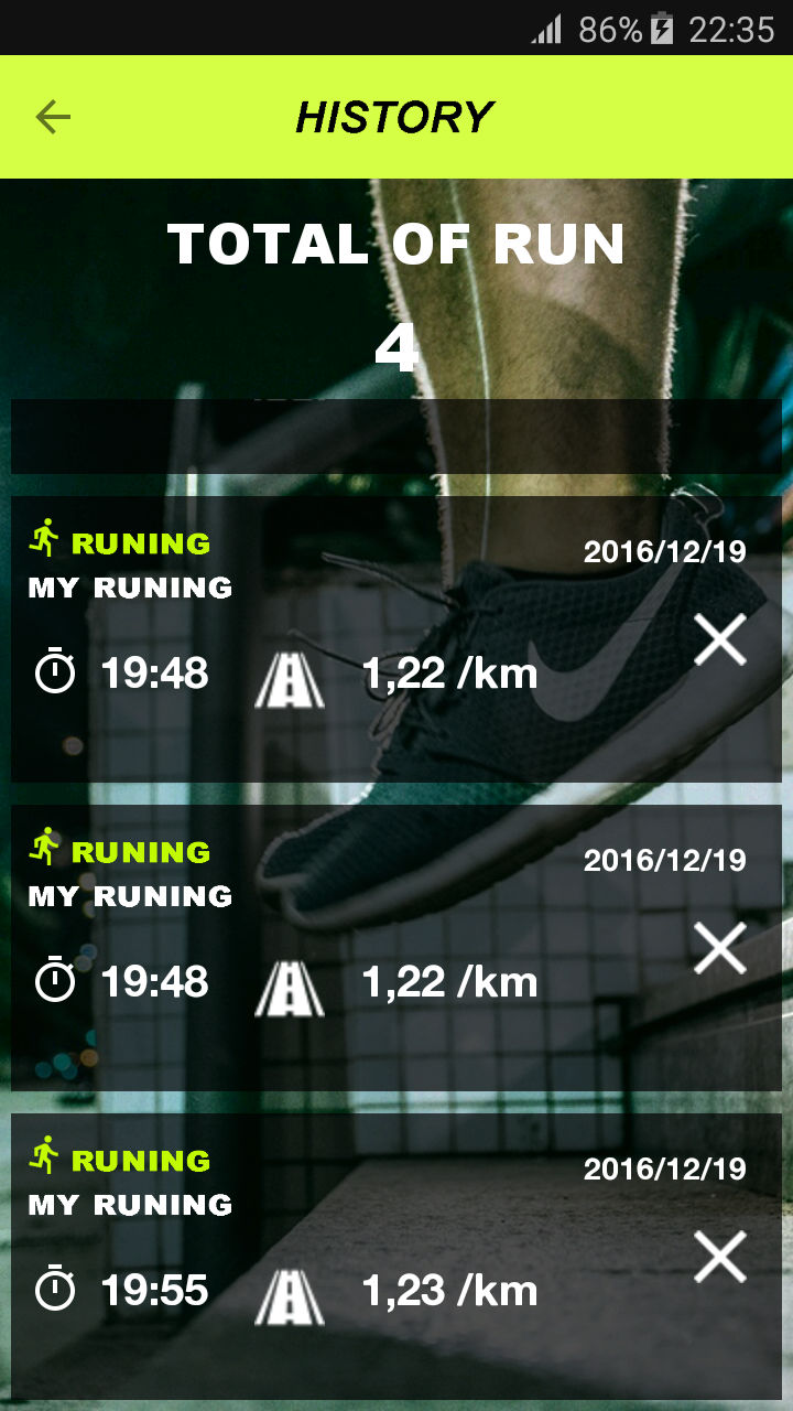 GitHub abdrahmanelouazzani/SportRunningTracker The mobile app for