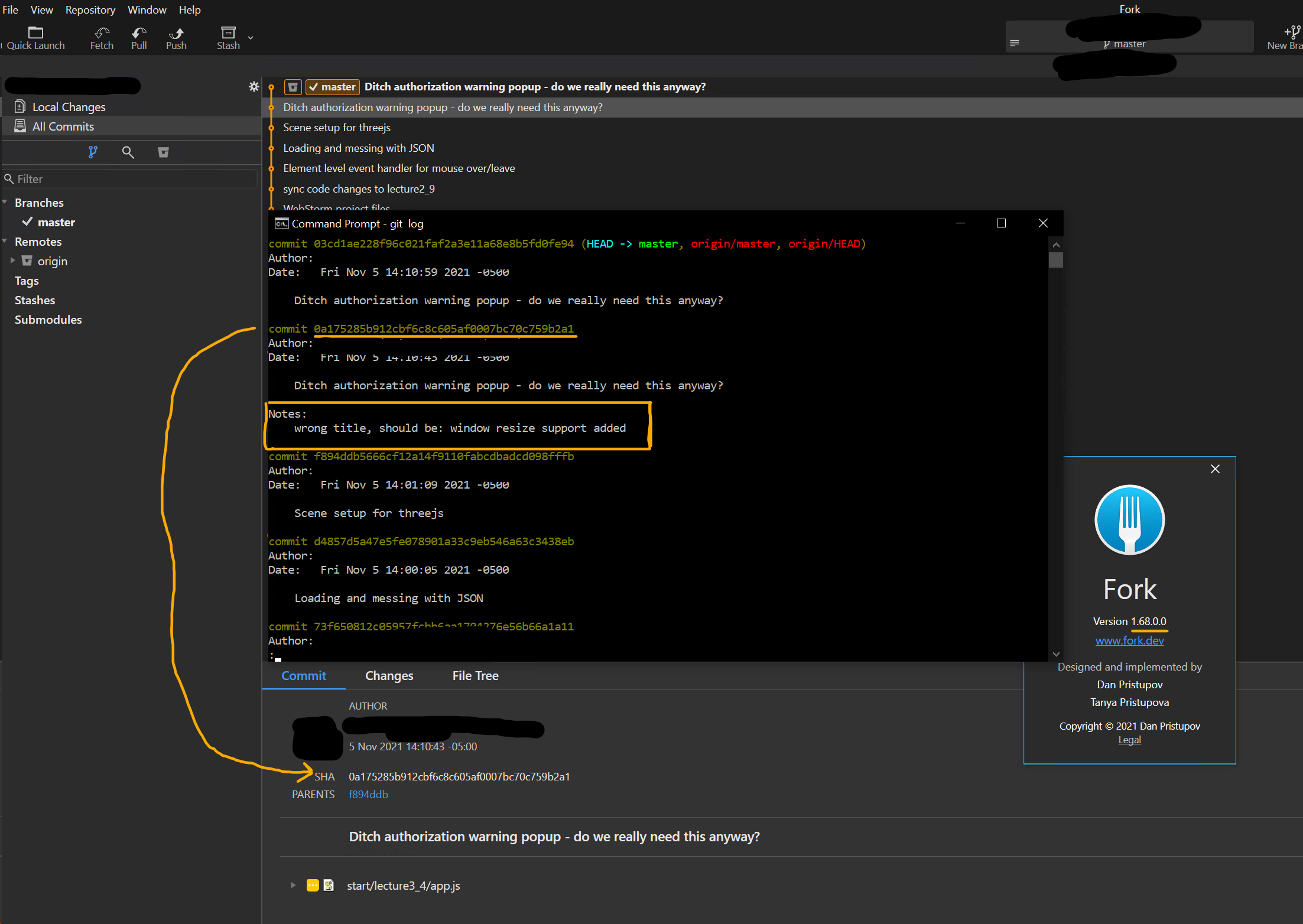 [Feature Request] Add git notes feature · Issue #812 · fork-dev ...