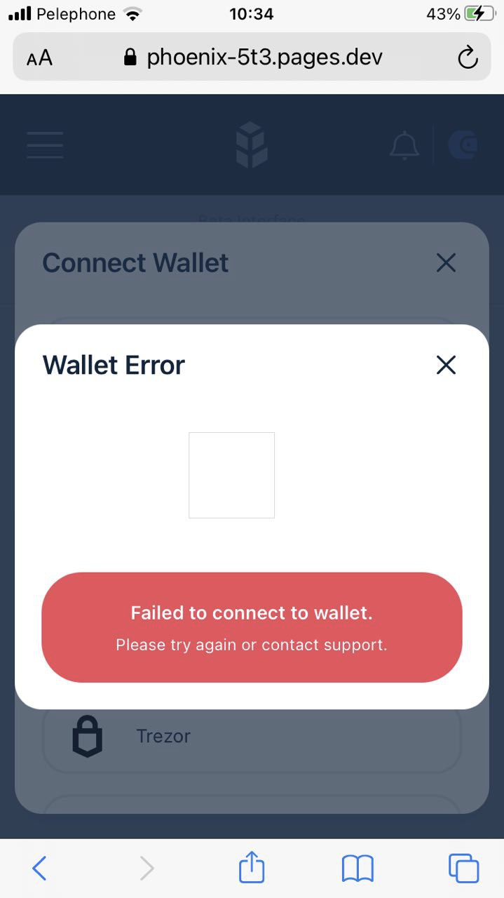 Wallet Modal mobile bugs · Issue #184 · bancorprotocol/webapp-v2 · GitHub