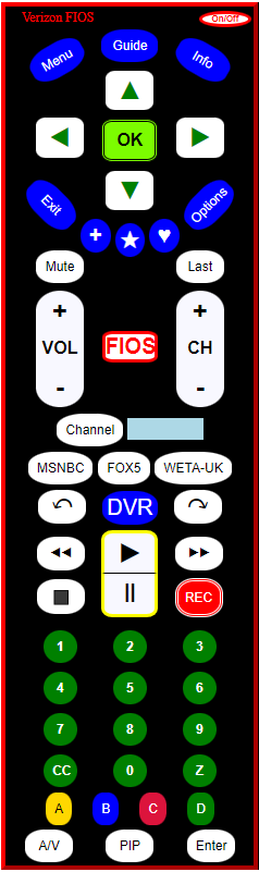 More complete FIOS Remote and a few other mods · GerryDazoo Slinger ...