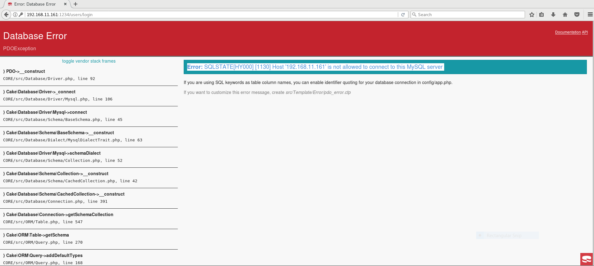cakephp_database_error