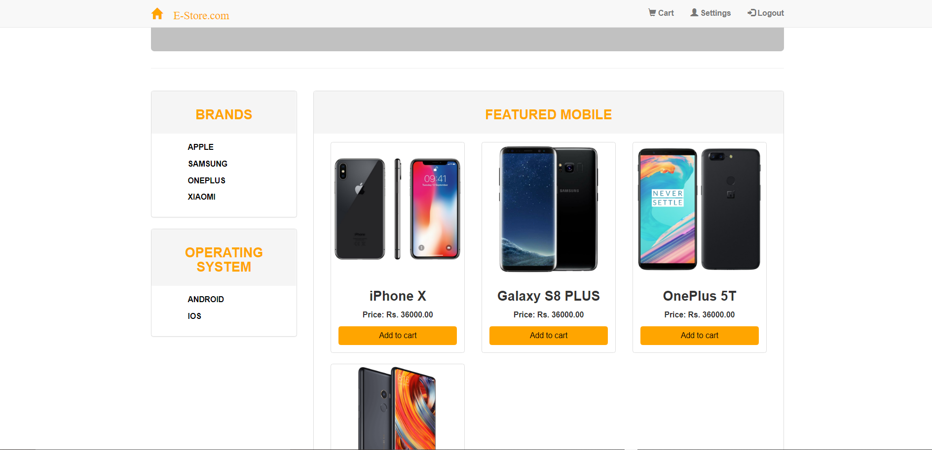 GitHub - RutujaJagtap7/E-Store: E-commerce Website built using HTML ...