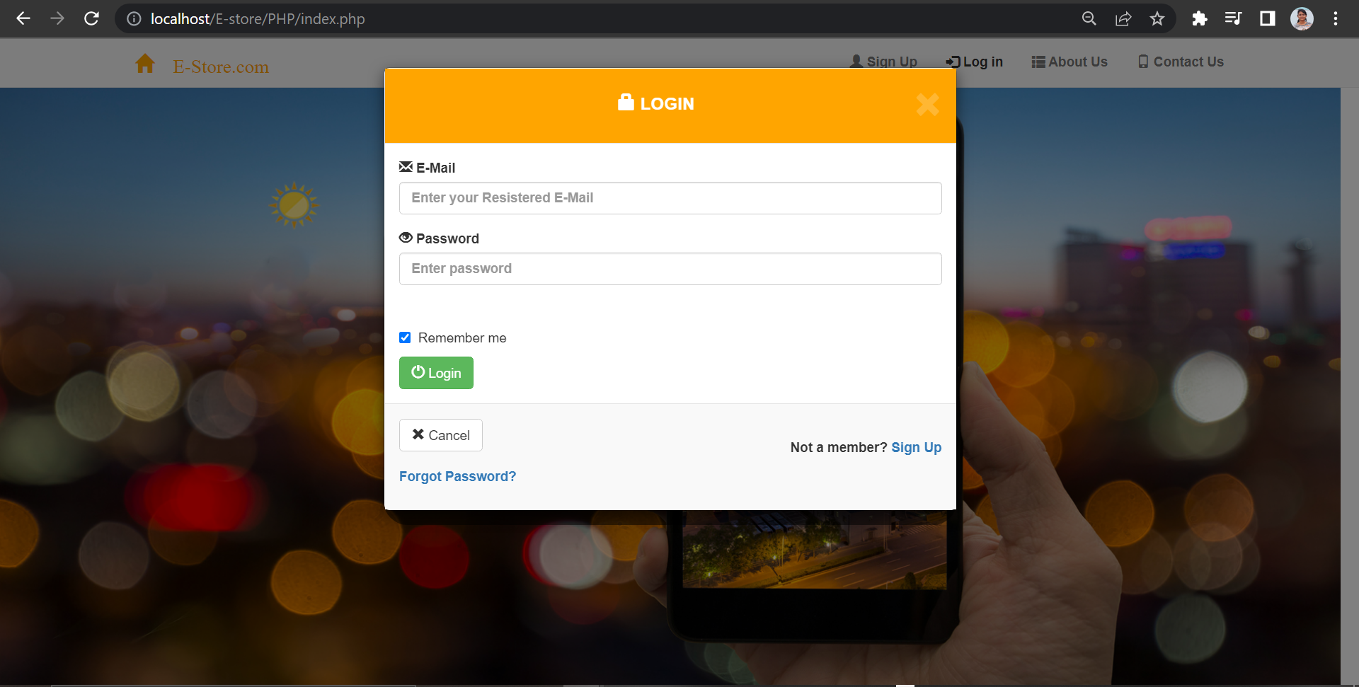 GitHub - RutujaJagtap7/E-Store: E-commerce Website built using HTML ...