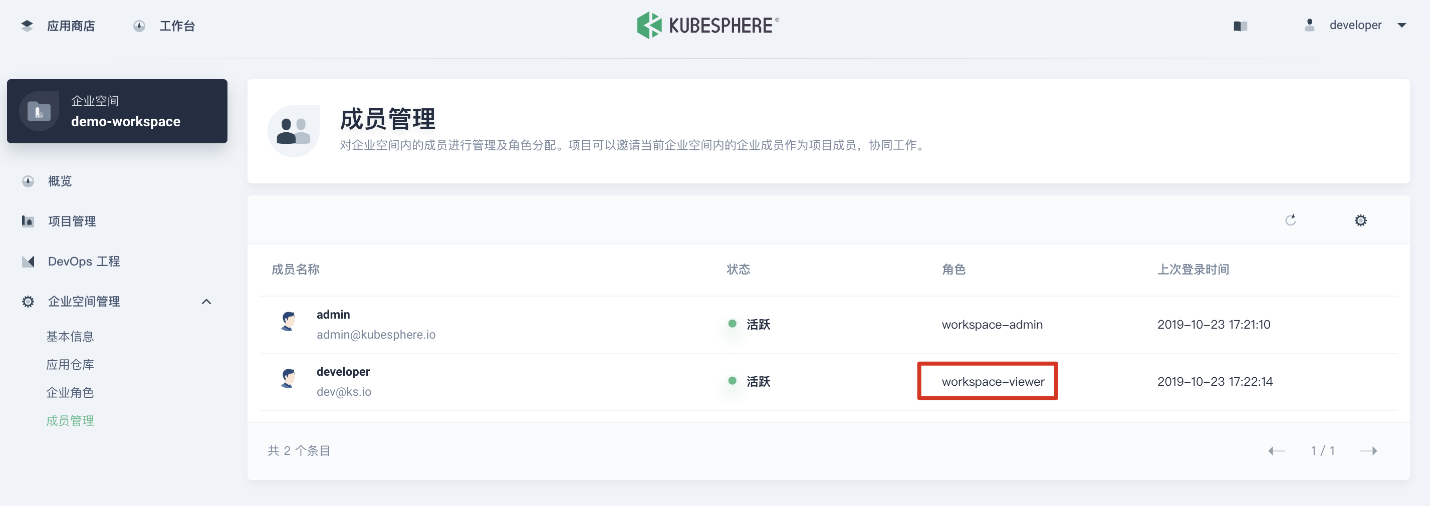 权限设计 · Issue #1152 · kubesphere/kubesphere · GitHub