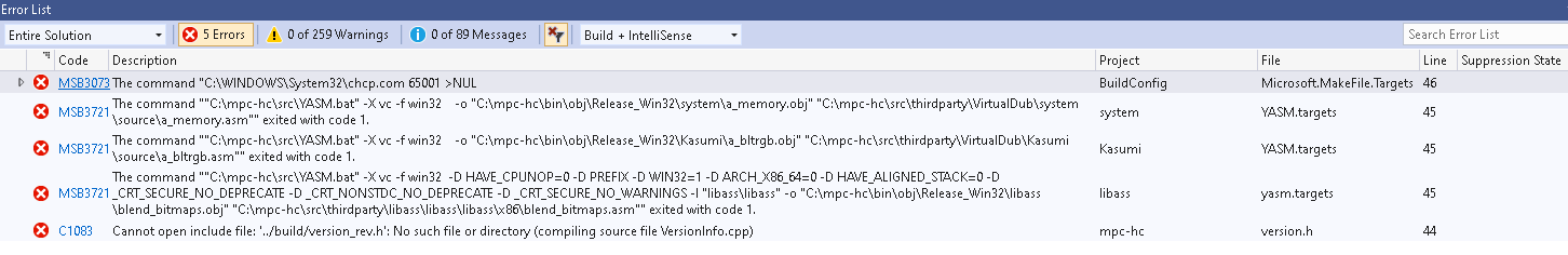 Compilation doc not up2date?! · Issue #772 · clsid2/mpc-hc · GitHub