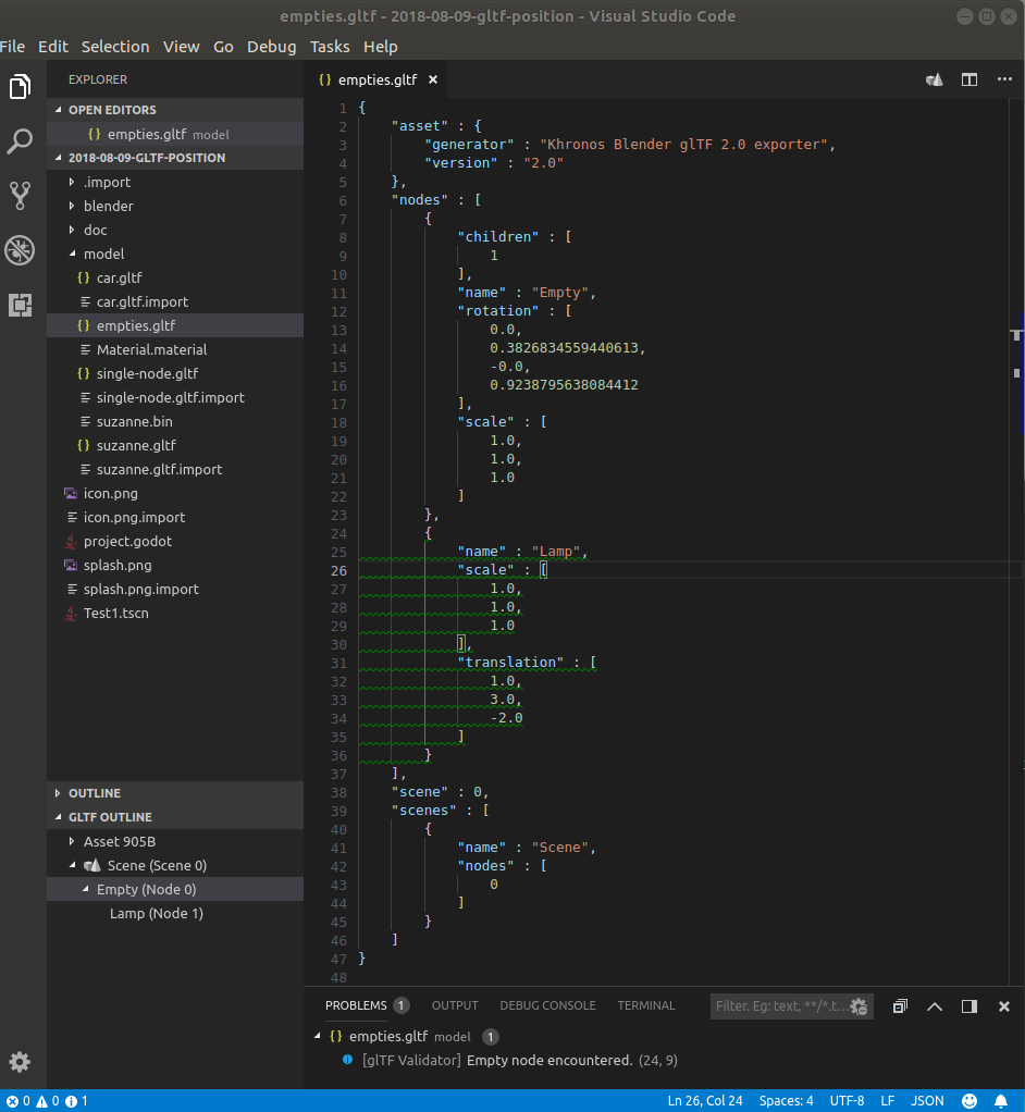 The glTF importer rejects a valid model without a mesh. · Issue #20867 ...