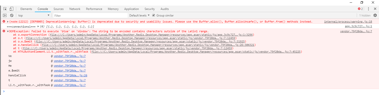 连接配置导出，点击没反应 · Issue #194 · qishibo/AnotherRedisDesktopManager · GitHub
