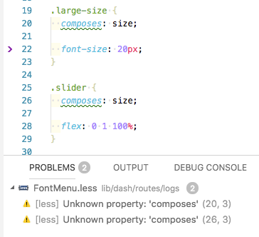 Suppress warnings · Issue #1 · AndrewLeedham/vscode-css-modules · GitHub