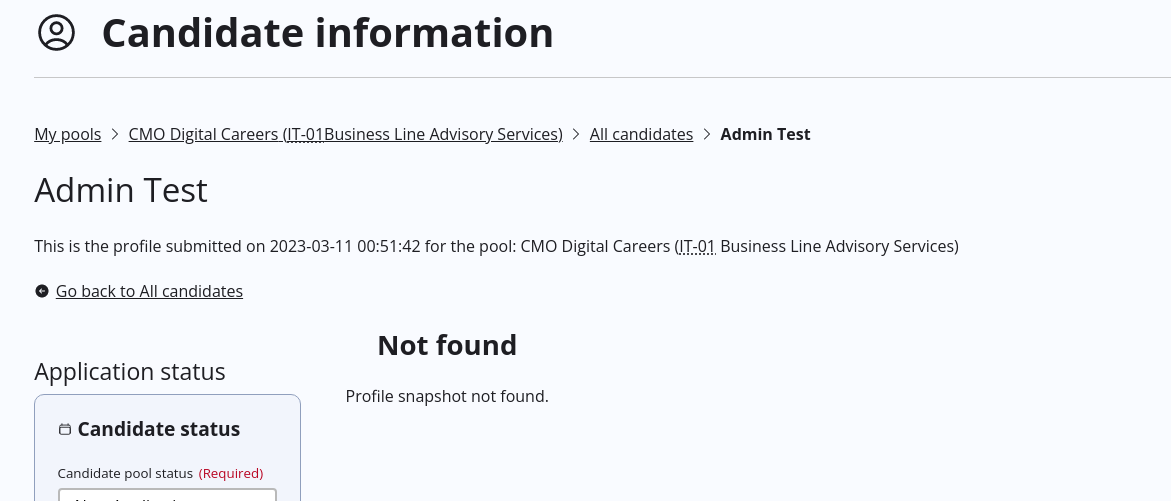 🐛 snapshot fails due to education resource · Issue 5919 · GCTCNTGC/gc