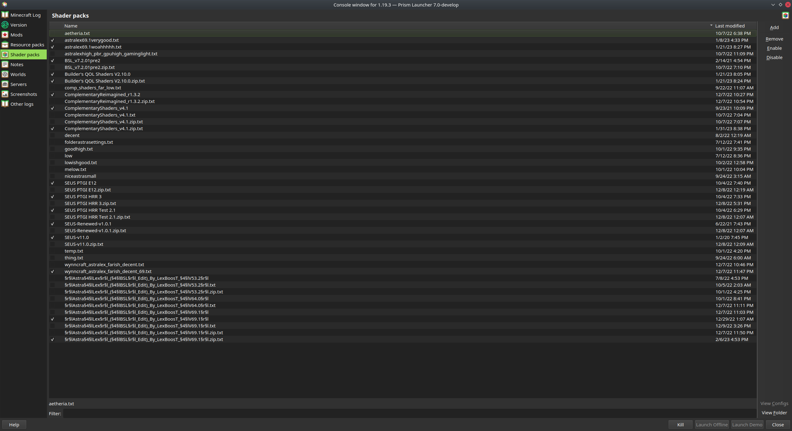 Shader settings files being interpeted as shaders · Issue #830 ...