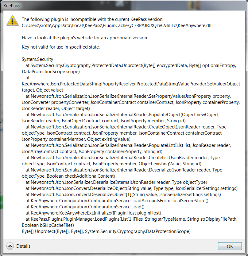 Plugin is incompatible with current KeePass version · Issue #129 