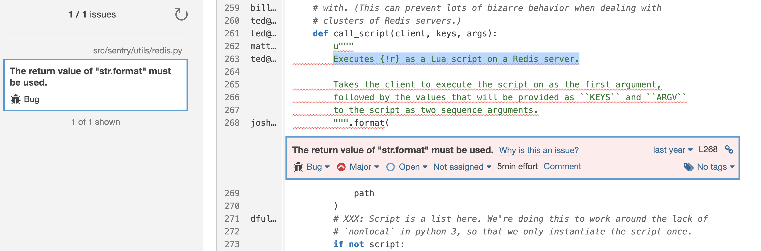 Invalid docstring creation in "load_script" · Issue #21139 · getsentry ...