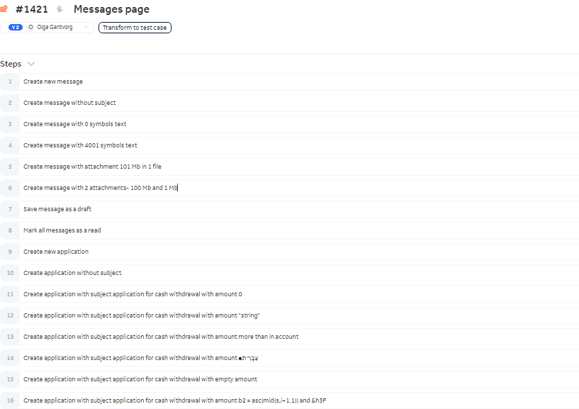Check list - olgagantvorg/project GitHub Wiki